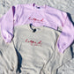 Loved Embroidered Sweatshirt