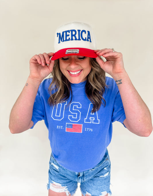 Merica Embroidered Hat