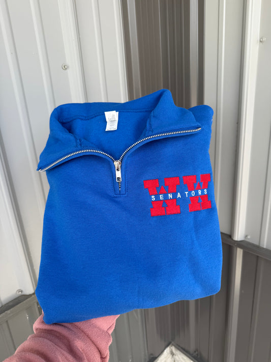 Senators Embroidered 1/4 Zip