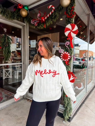 Twist Of Merry Sweater