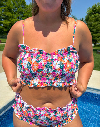 Cabana Crush Swimsuit (sold as set)