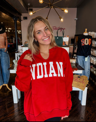 Reversible Varsity Indiana Sweatshirt