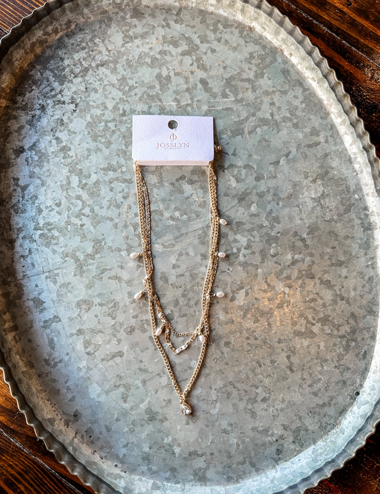 Ocean Glow Layered Necklace