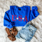 USA Flower Power Crewneck