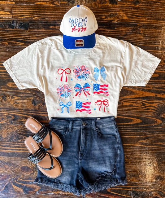 4th of July Coquette Tee