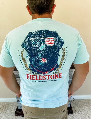 Men's Fieldstone Flag Lab Tee