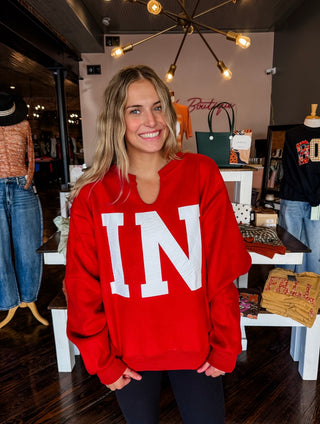 Reversible Varsity Indiana Sweatshirt