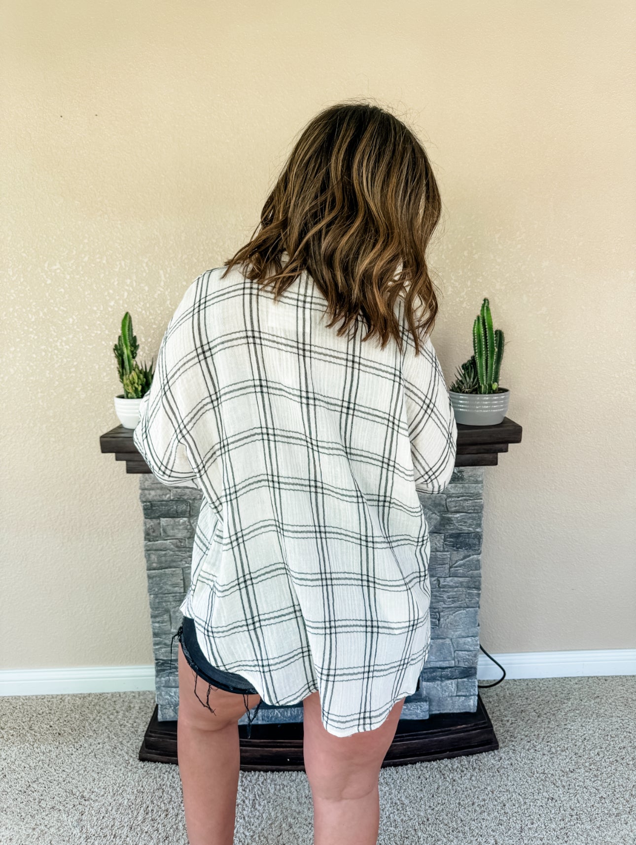 The Nell Plaid Top