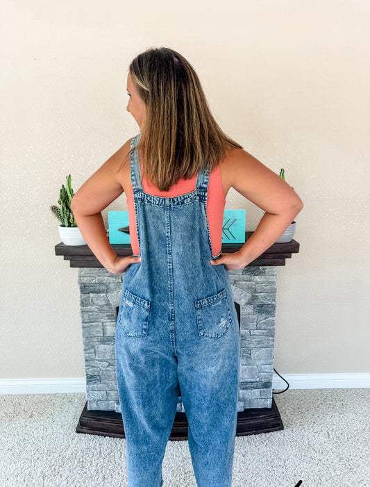 Vintage Denim Overalls