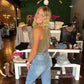 Dream Cropped Denim Overalls