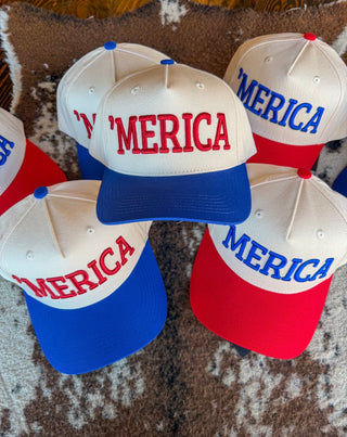 Merica Embroidered Hat