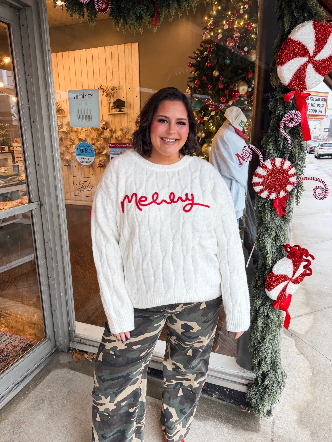 Twist Of Merry Sweater