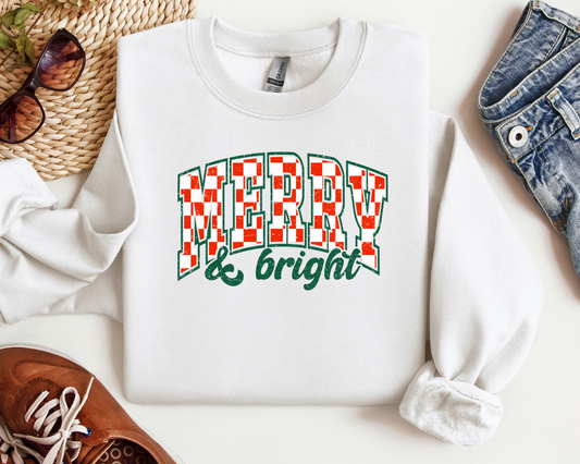 Merry & Bright Graphic Tee/Crew