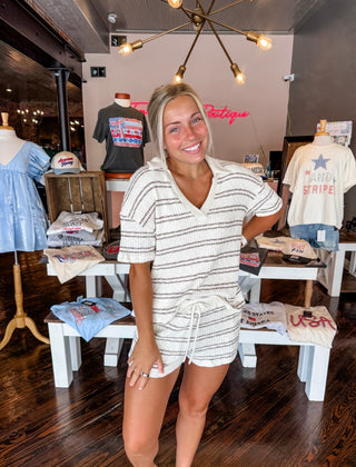 Weekend Coffee Stripe Set