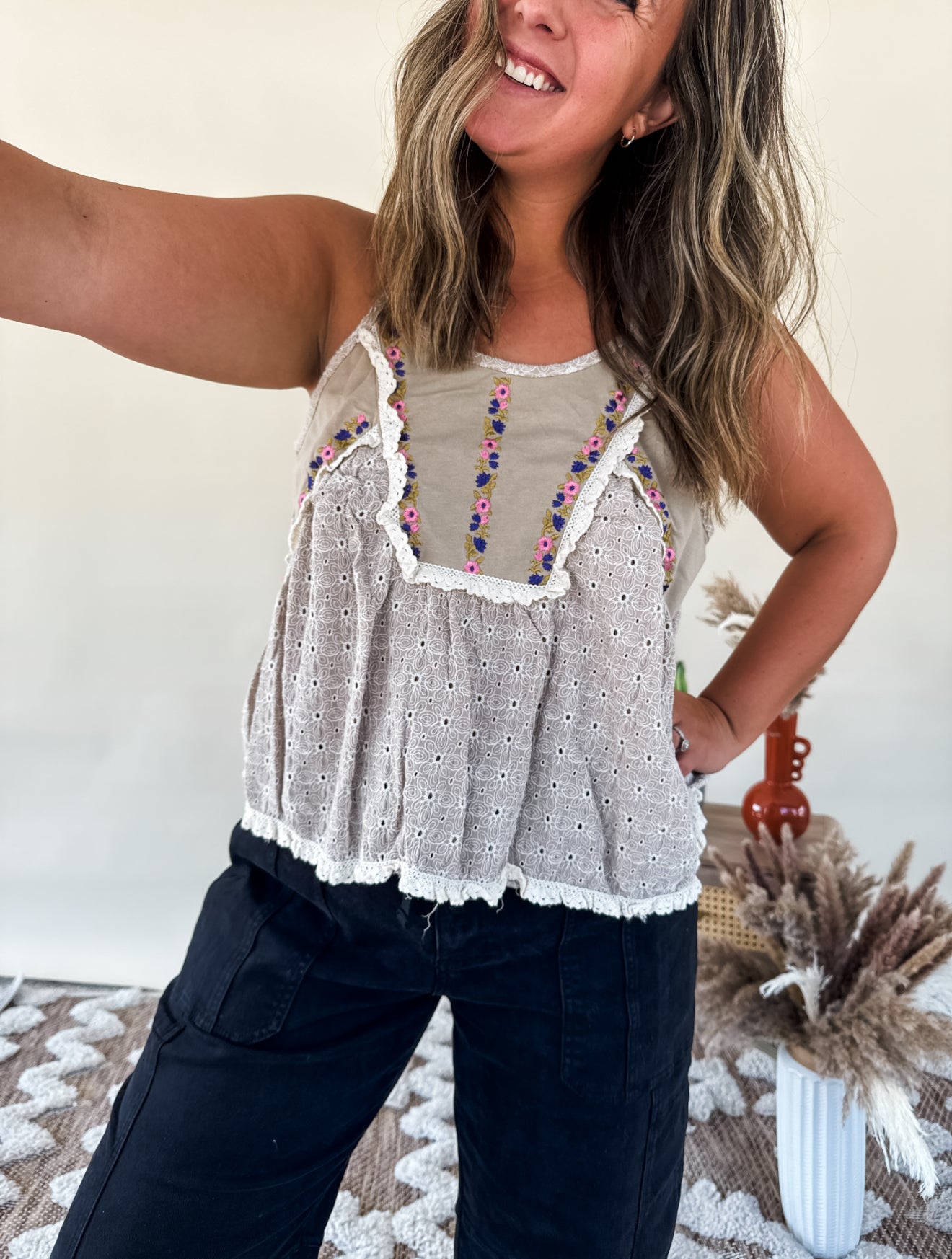 Petal Whisper Tank Top