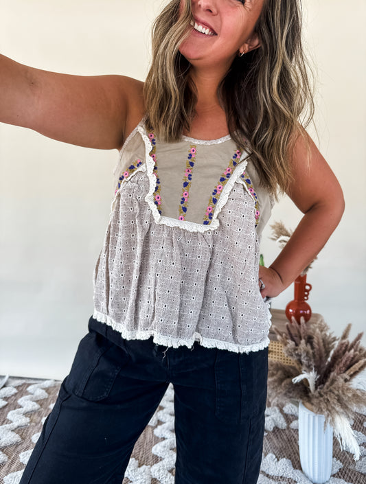 Petal Whisper Tank Top