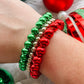 Christmas Beads Bracelet