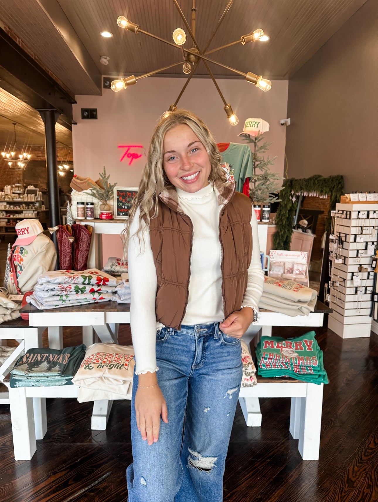 Double Take Reversible Plaid Vest