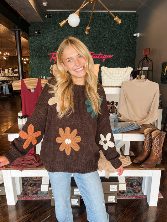 Espresso Meadow Sweater