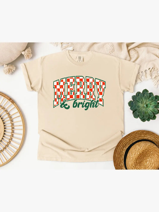Merry & Bright Graphic Tee/Crew
