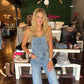 Dream Cropped Denim Overalls