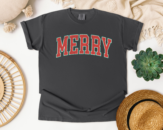 Merry Graphic Tee/Crew