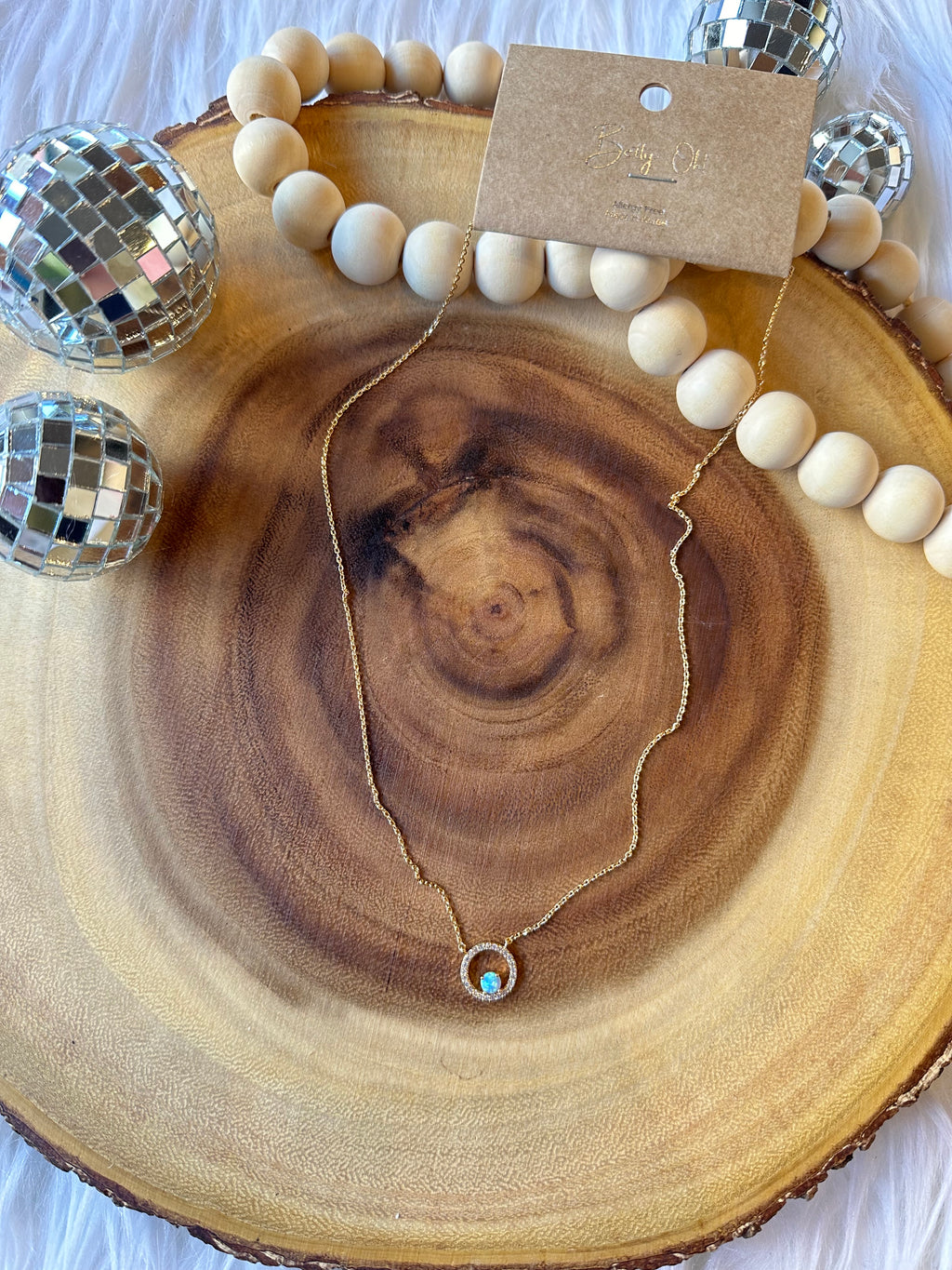 Circle Pendant Necklace