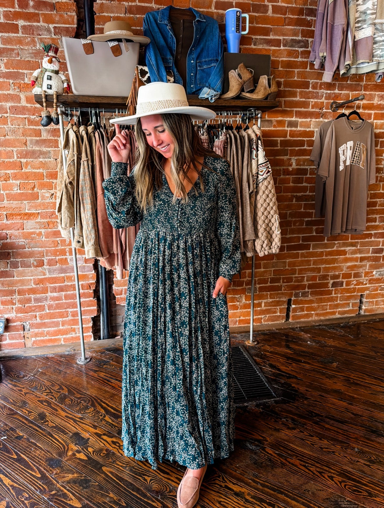 Hunter Enchanted Forest Maxi Dress