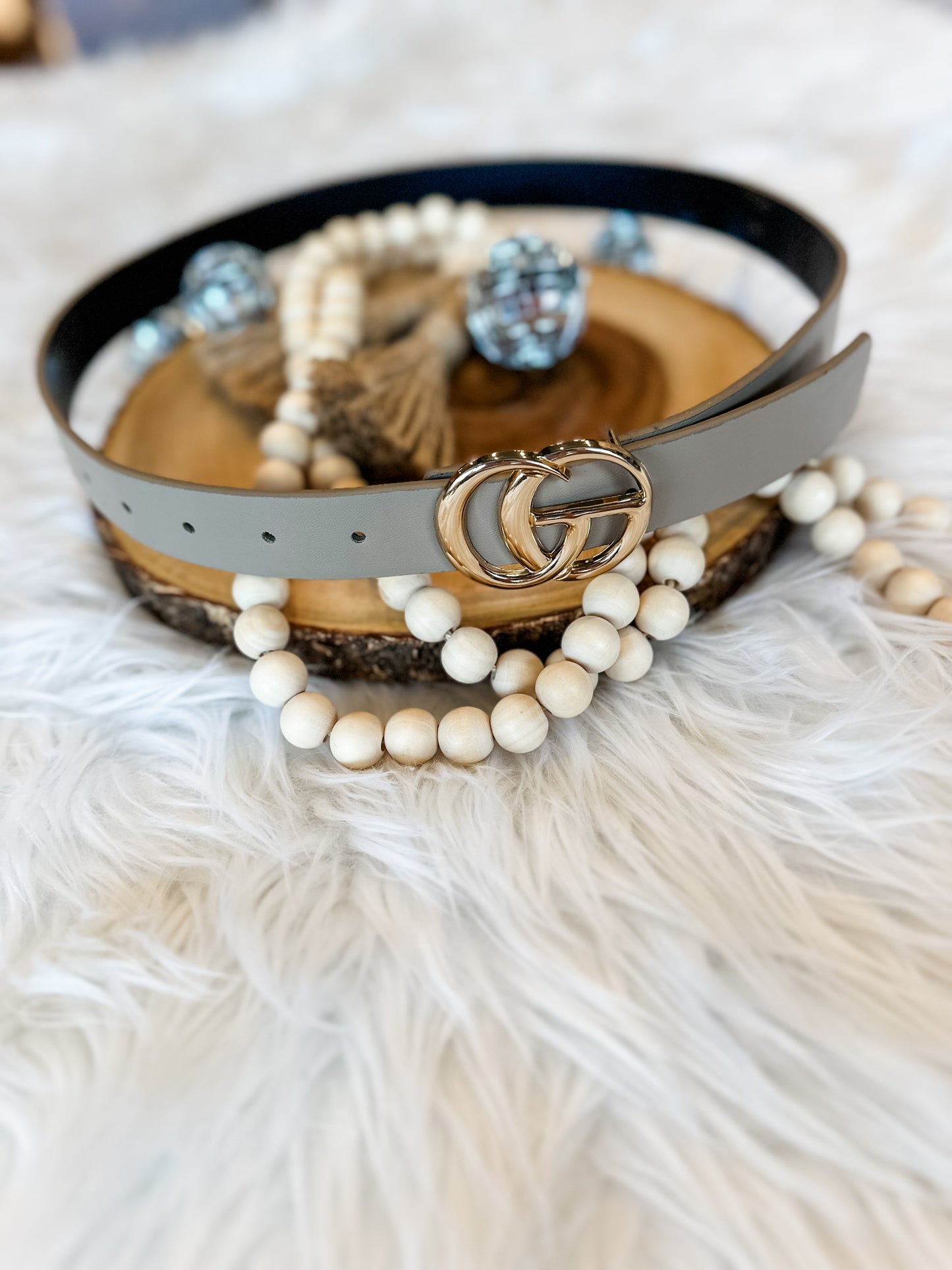 Leather Buckle Belt