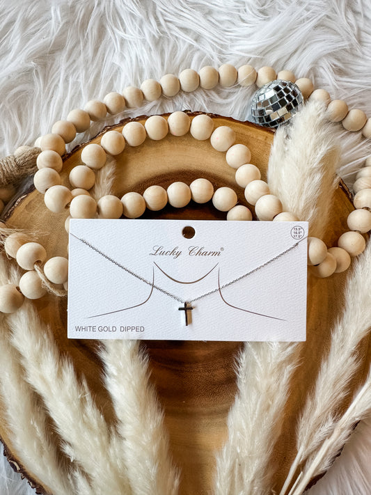 Simple Cross Necklace