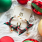 Christmas Ribbon Earrings