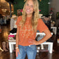 Pumpkin Floral Tee