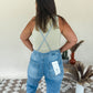 Dream Cropped Denim Overalls