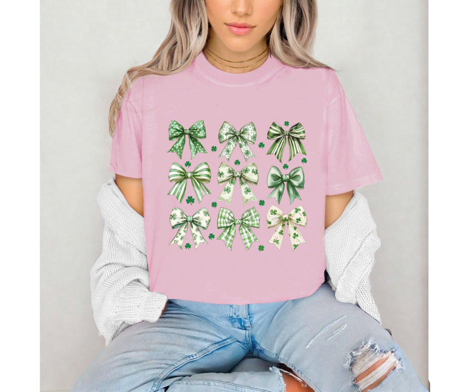 Bows St. Patrick’s Day Crew/Tee