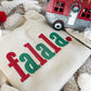 Fa La La Embriodered Crew