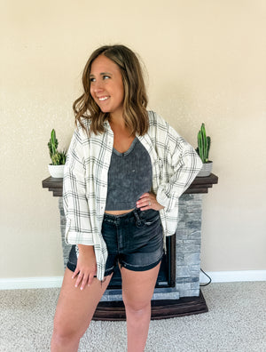 The Nell Plaid Top