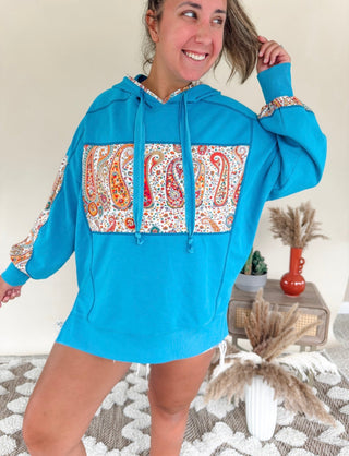 Turquoise Trails Hoodie