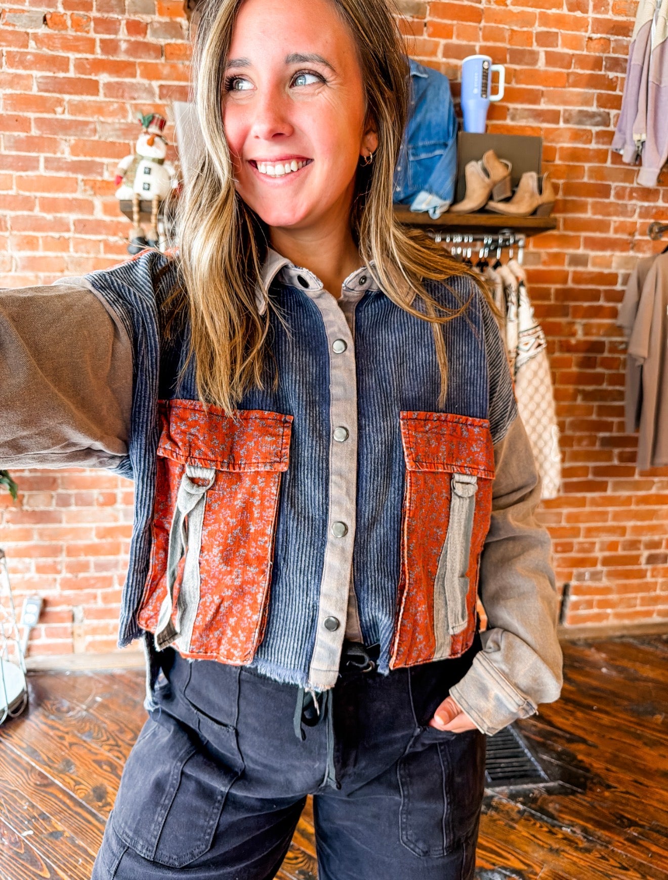 Washed Blue Trail Jacket