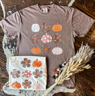 Pumpkin + Flower Power Tee