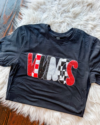 School Spirit Sequin Patch Tee