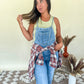Dream Cropped Denim Overalls