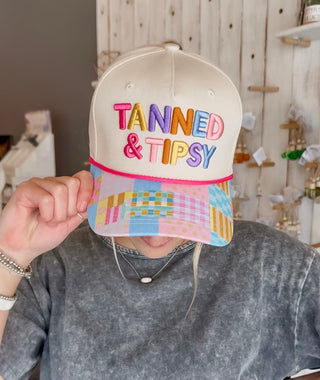 Tanned & Tipsy Embroidered Hat