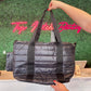 Black Puffer Tote