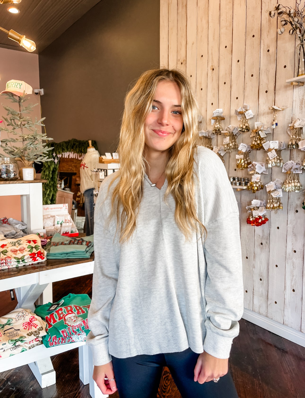 Everyday Waffle Knit Top