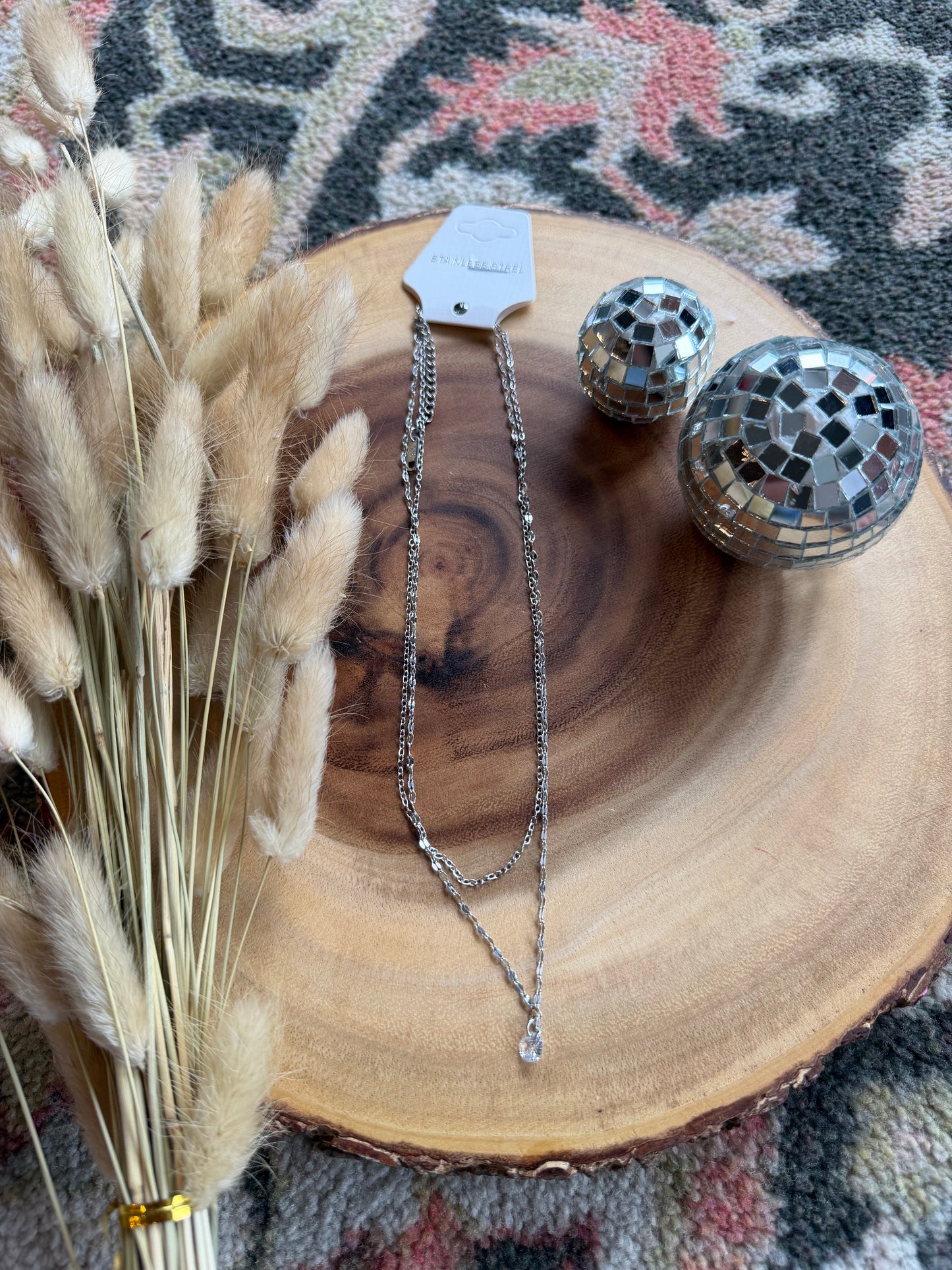 Halo Diamond Necklace