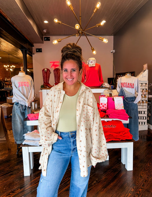 Wildflower Linen Top By Top Notch