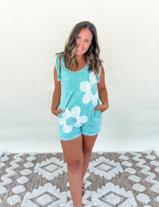 Flower Patch Romper