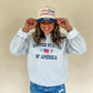Loves Jesus & America Too Embroidered Hat
