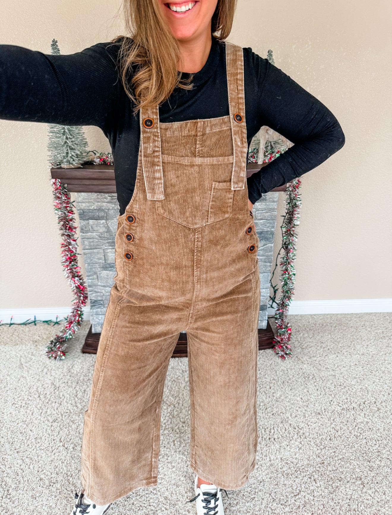 Oaklee Corduroy Overalls