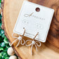 Pearled Bow Earrings